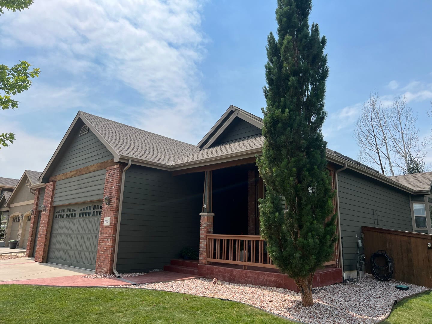 Georgetown Dr exterior painting completed Fort Collins
