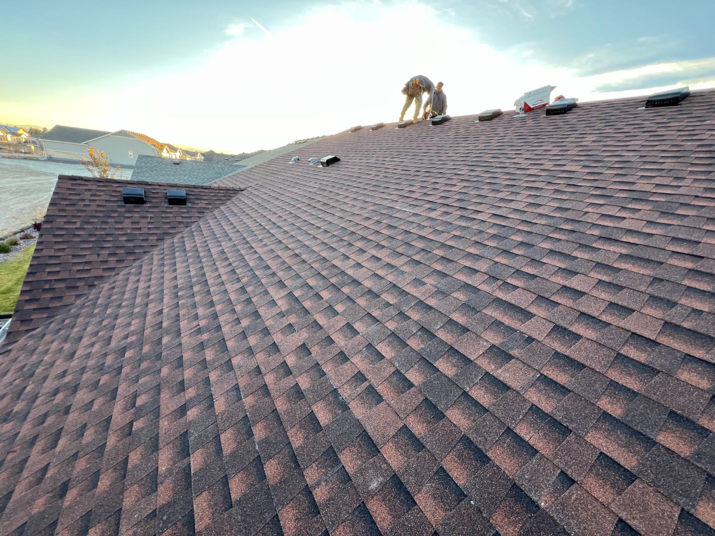 New siding trim and gutter installation detail on Colorado home by Pinnacle Home Restoration